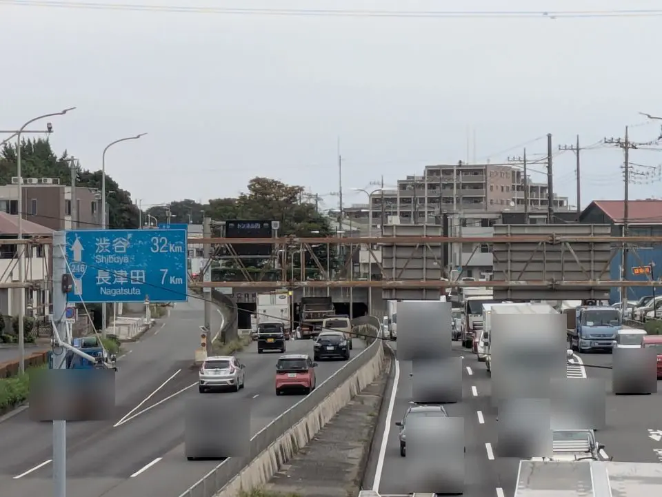 大和市下鶴間（下鶴間トンネル）の周辺の様子（南西側から）（2026年10月撮影）